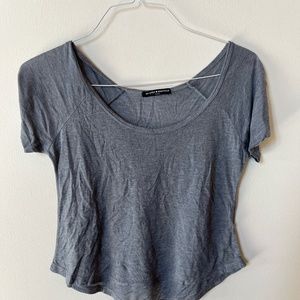 Brandy Melville Grey Soft T Shirt